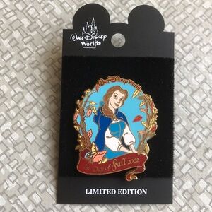 Disney Belle First Day of Fall Pin 2002 Limited Edition